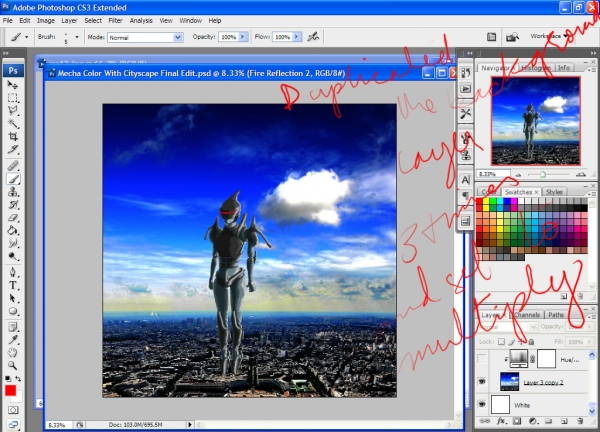 Creation of A mecha character...: Step 13